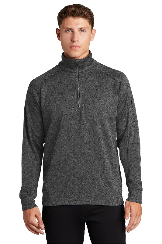 Unbeatable Prices Sport-Tek Mens Tech Moisture Wicking Fleece 1/4 Zip Sweatshirt w/ Pocket - Heather Graphite Grey