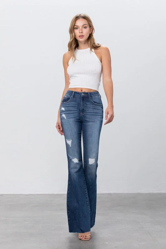 Buy More, Save More Mid Rise Dark Wash Flare Jeans