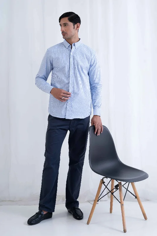 Weekend Savings Bonanza Polo Republica Men's Pinstriped Casual Shirt
