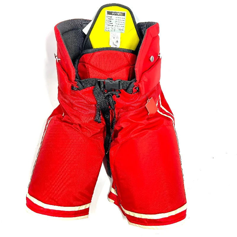 Online Deal CCM HPTK - NHL Pro Stock Hockey Pants - Calgary Flames (Red/White)