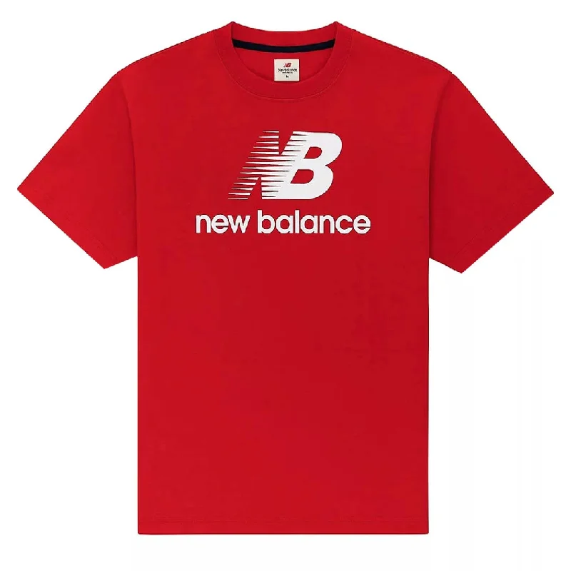 Savings Alert New Balance - Men's MADE In USA Heritage Graphic Short Sleeve T-Shirt (MT21545 TRE)