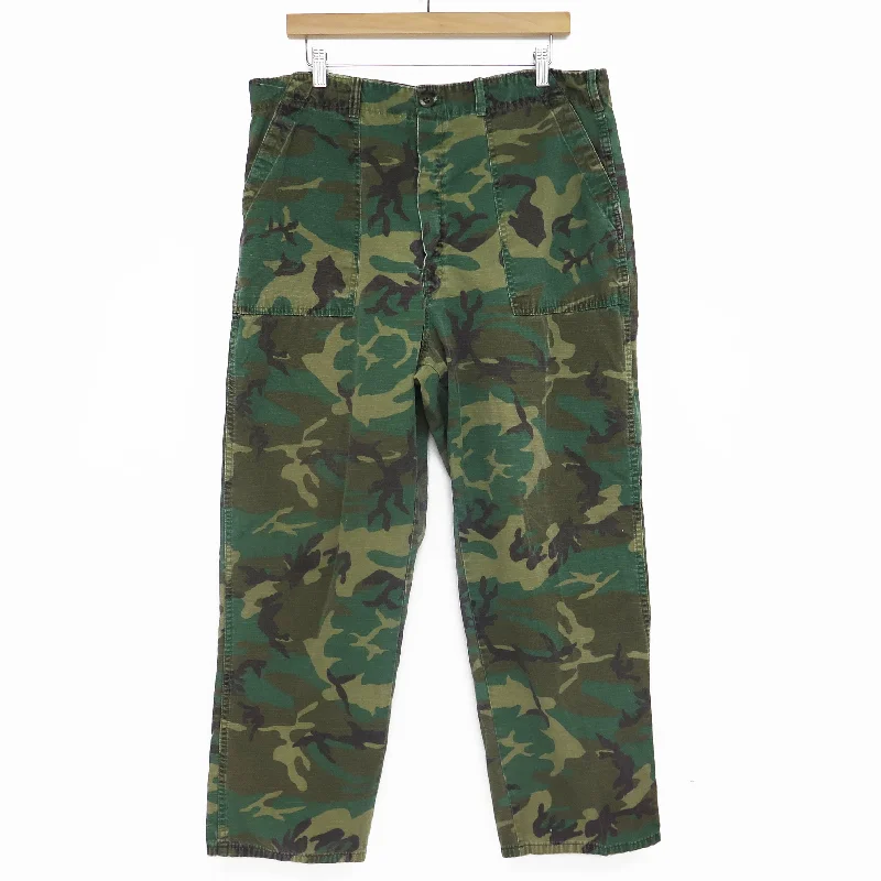 Price Slash US ARMY UTILITY TROUSERS PANTS RIP STOP ERDL 1970'S SIZE 36x25