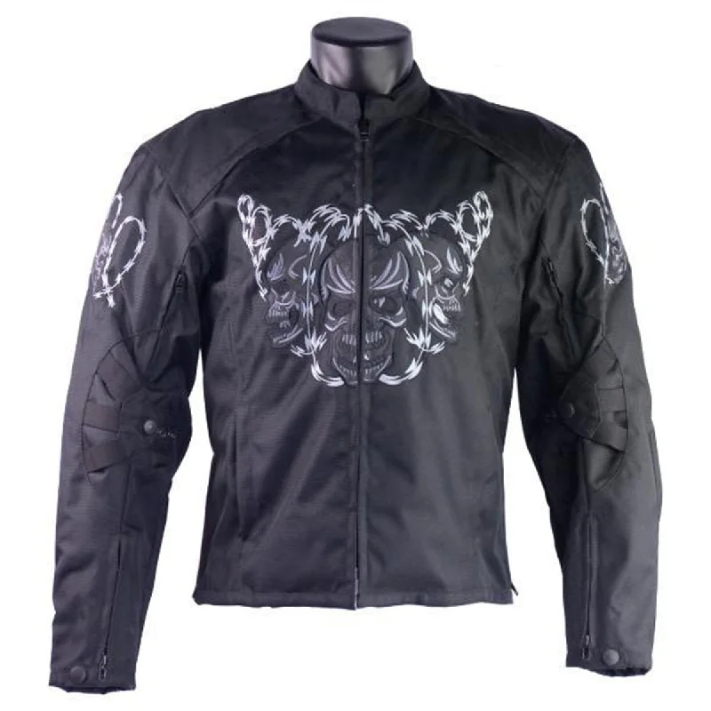 Savings Galore HMM1501 H/M Armored Jacket with Reflective Skulls and Razor Wire
