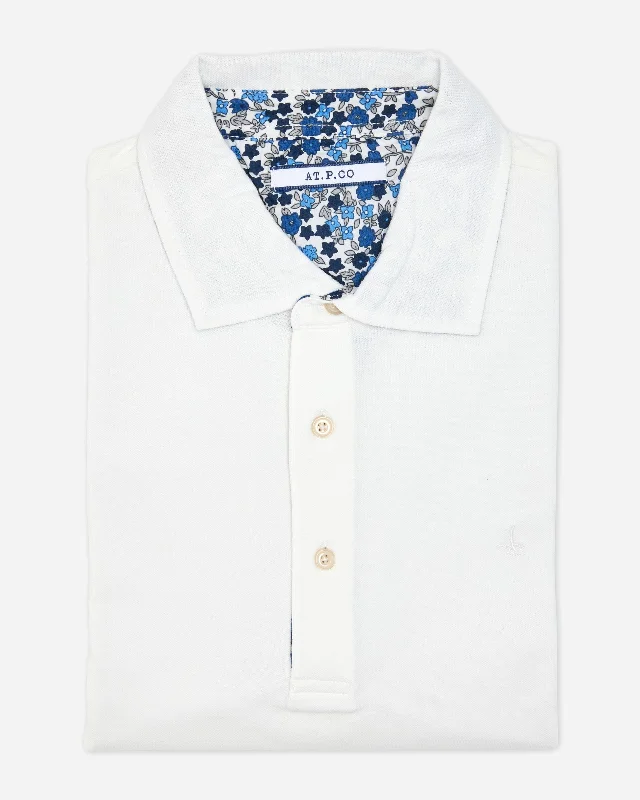 Weekend Deals to Make You Smile Floral Trim Polo