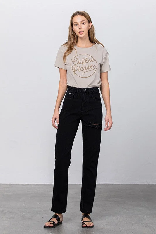 Major Savings Jadon Ripped Mom Jeans