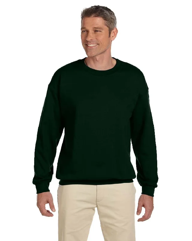 Value Deals Jerzees SuperSweats 50/50 Crewneck Sweatshirt | Forest Green