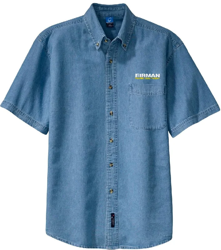 Flash Deal Port & Company Short Sleeve Value Denim Shirt