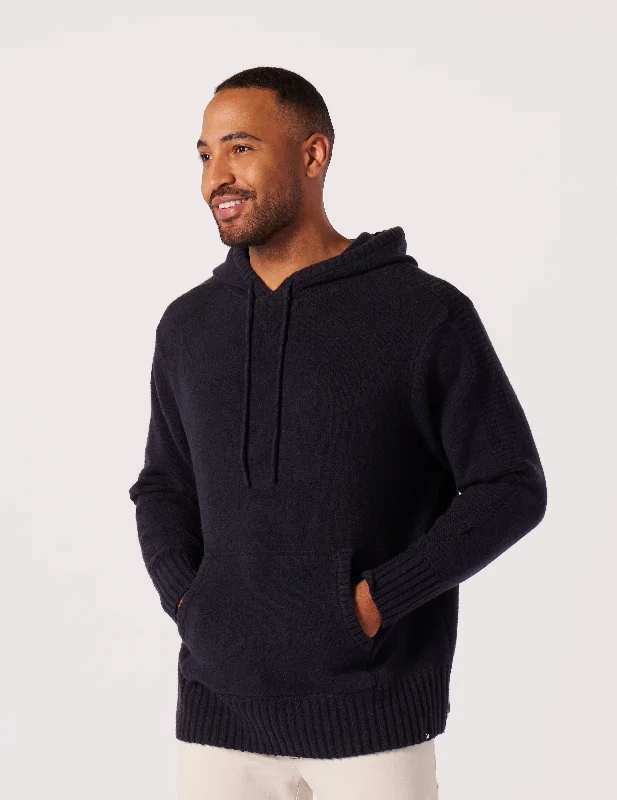 Epic Value Knit Up Unisex Hoodie: Black