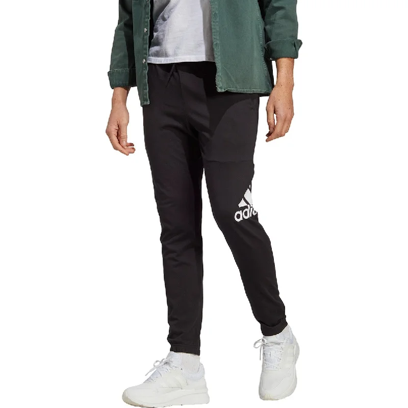 Don’t Miss Out adidas Men's Essentials Single Jersey Tapered Logo Pants