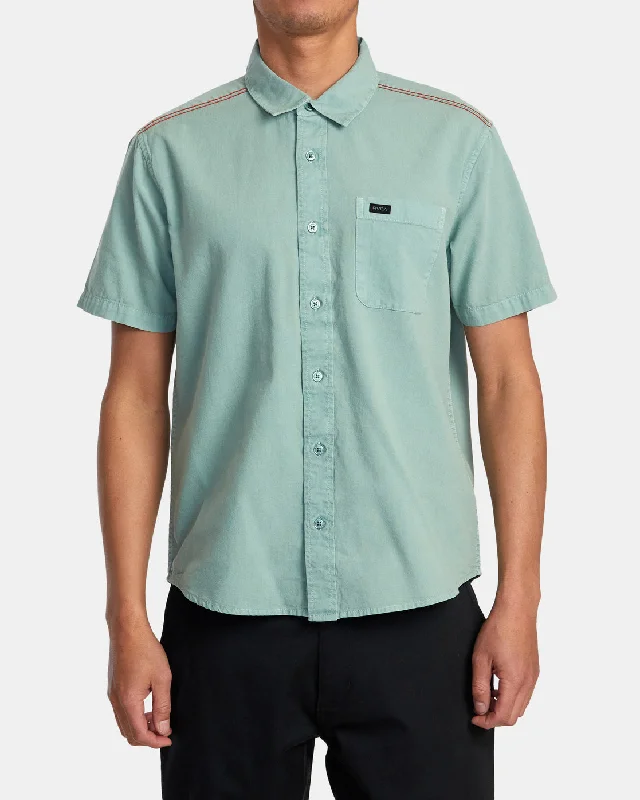 Early Access PTC Woven II Short Sleeve Shirt - Granite Green