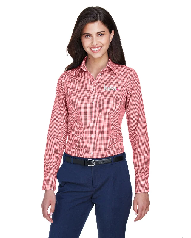Online Deal Devon & Jones Ladies Gingham Check Dress Shirt