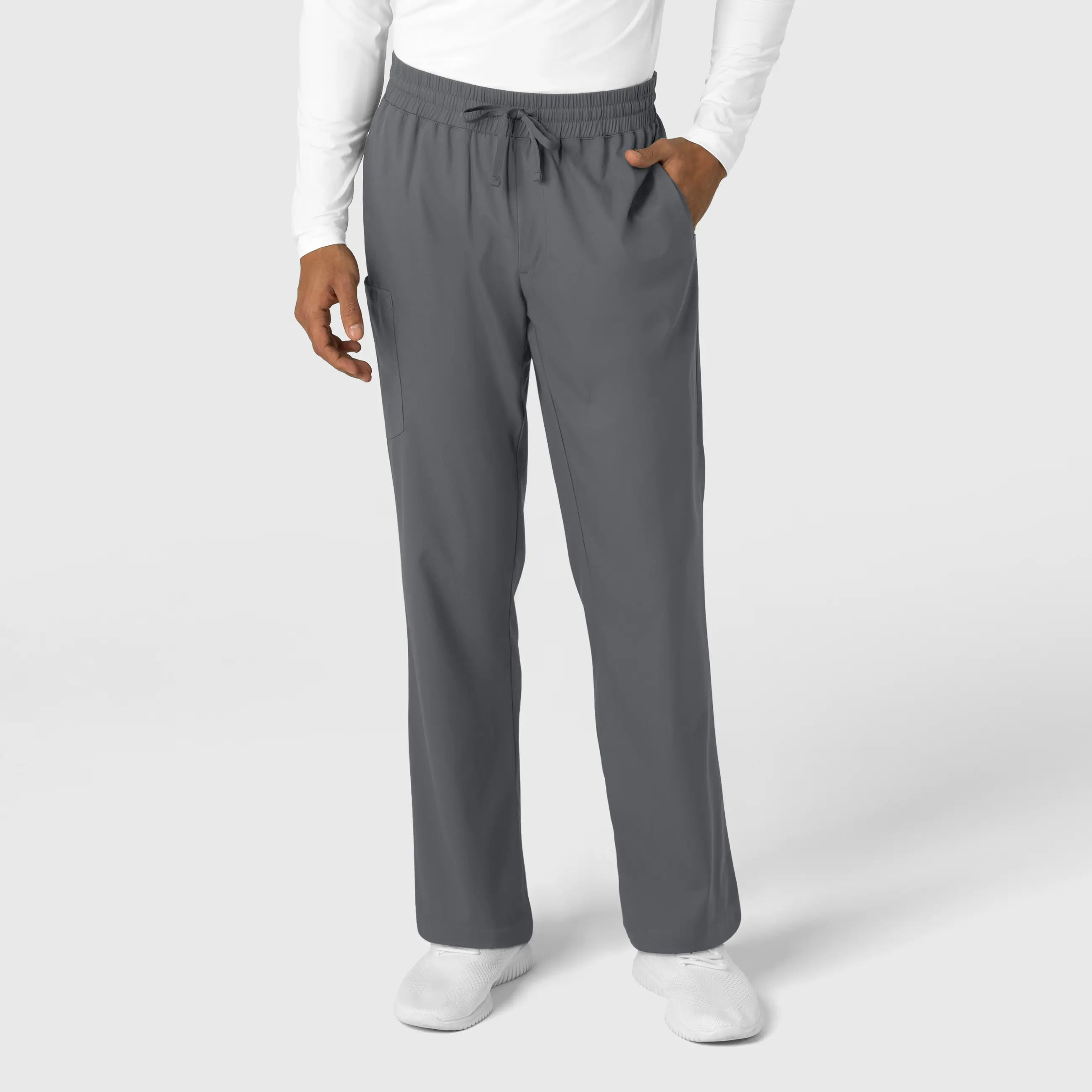 Stock Clearance Wink Men's Straight Leg Scrub Pant - Pewter