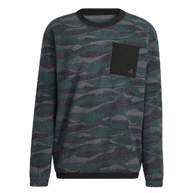 Hurry In adidas - Men's Texture Print Crew Sweatshirt (HF6523)