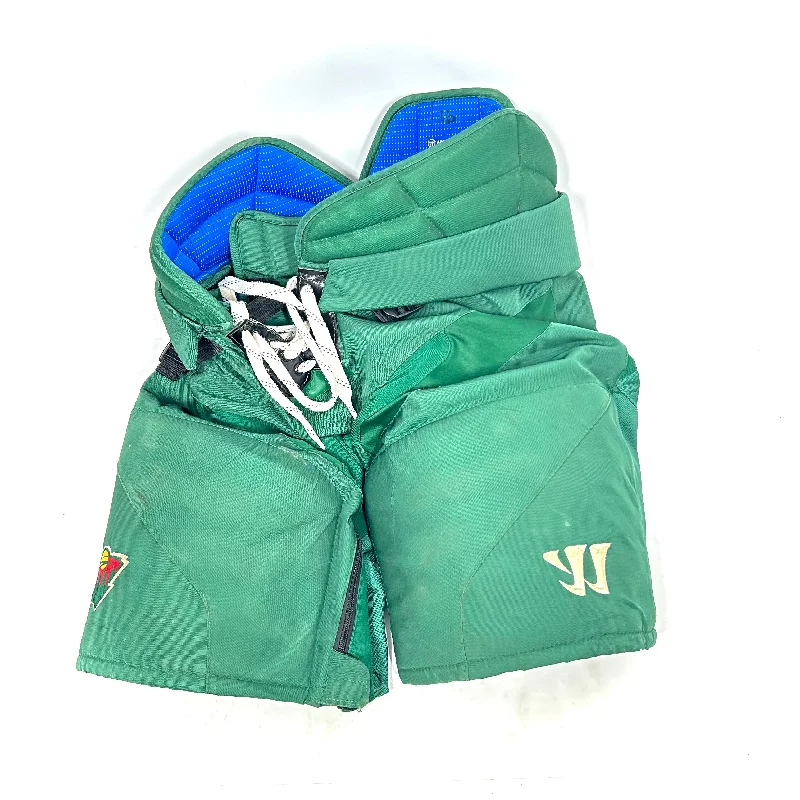 Savings Galore Warrior Covert QRL Pro - Used NHL Pro Stock Hockey Pants - Minnesota Wild (Green) #2 Savings Galore Warrior Covert QRL Pro - Used NHL Pro Stock Hockey Pants - Minnesota Wild (Green) #2