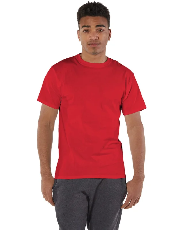 Deep Savings Champion Cotton T-Shirt | Red