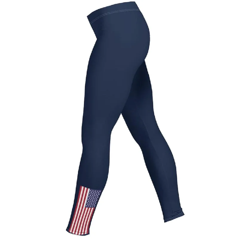 Unmissable Sale Women's USA Small Flag Leggings
