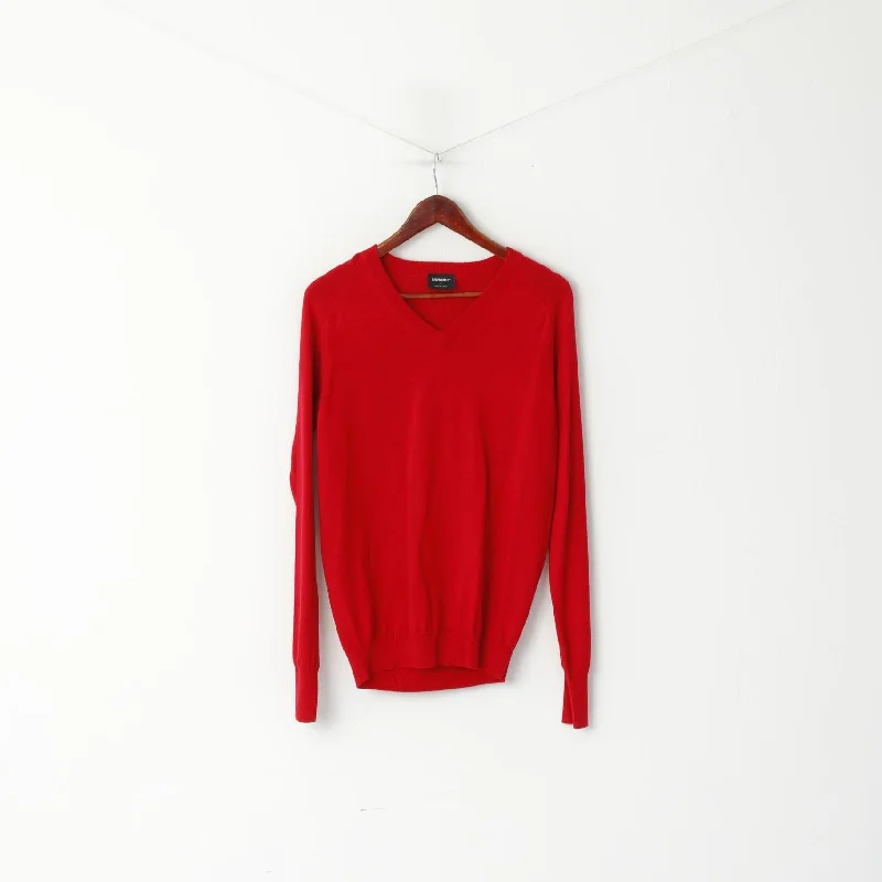 Mega Sale Galvin Green Men S Jumper Red Golf Sport V Neck Soft Thin Stretch Sweater