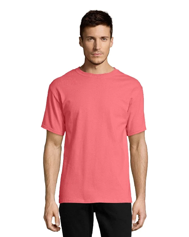 Amazing Value Hanes Authentic-T T-shirt | Charisma Coral