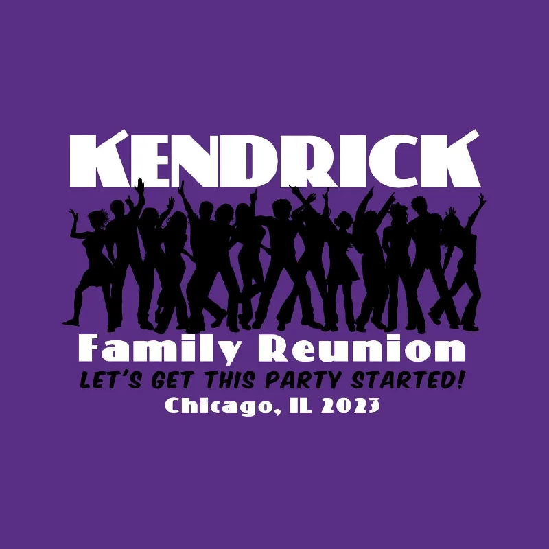 One-Day Only Party Family Reunion T-Shirt Design R2-11