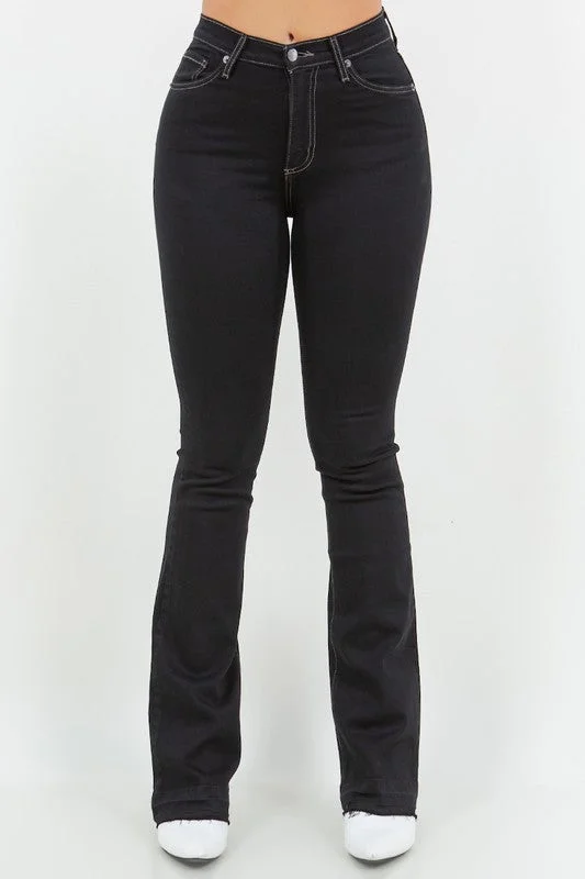 Now or Never Judy Boot Cut Jean in Black