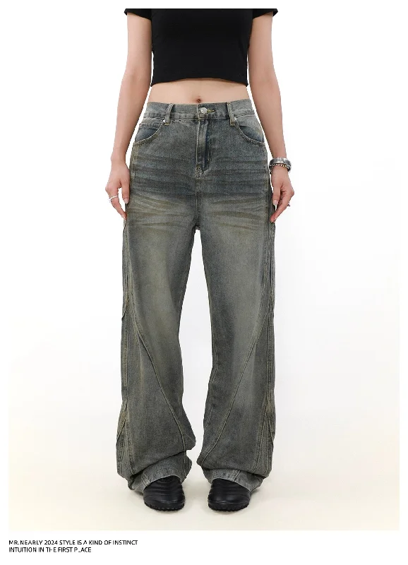 Weekend Specials to Savor Dirty-Dyed Washed Jeans