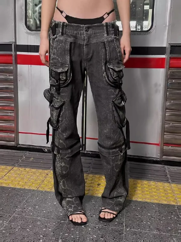 Weekend Shopping Bliss Low-rise wide-leg work pants【s0000006431】