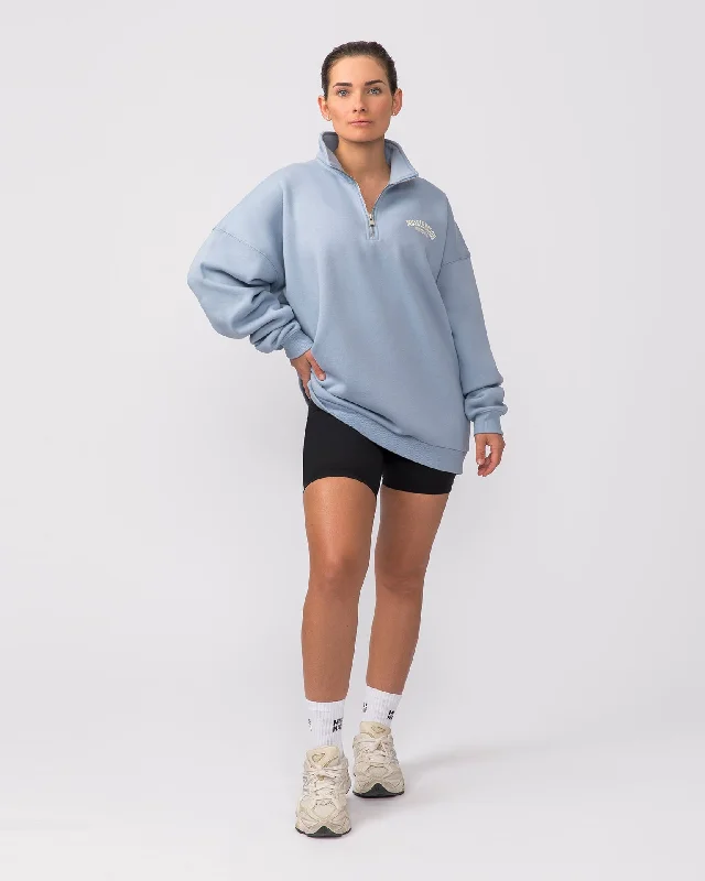 Price Cut Classic Quarter Zip - Sky Blue