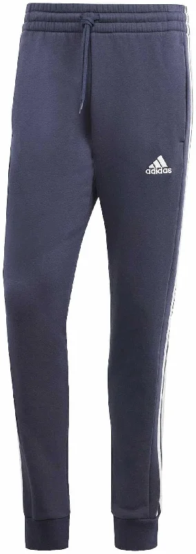 Seasonal Sale Men's Essentials Fleece 3-Stripes Tapered Cuff Joggers