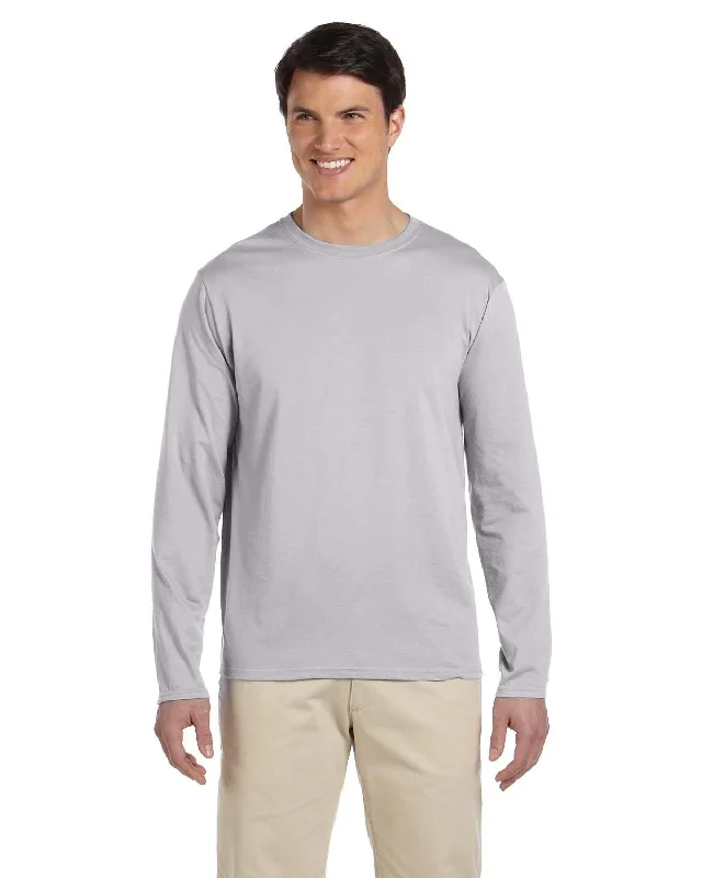 Big Savings Gildan SoftStyle Long Sleeve T-Shirt | Rs Sport Grey