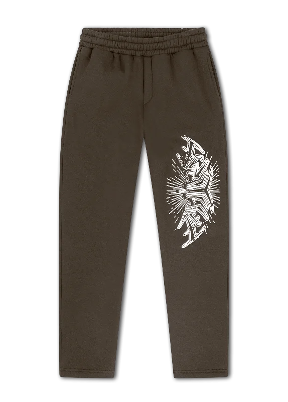 Reduced Price RECORDS SWEATPANTS BROWN