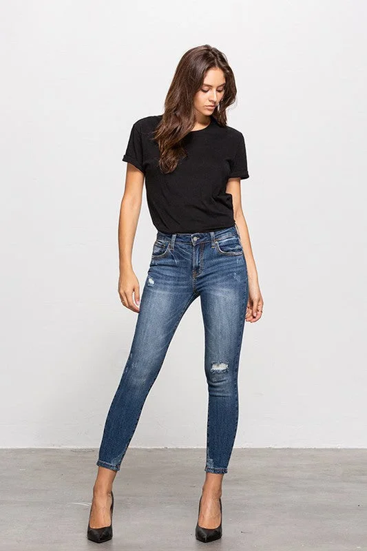 One-Day Only Mid-Rise Ankle Skinny Jeans