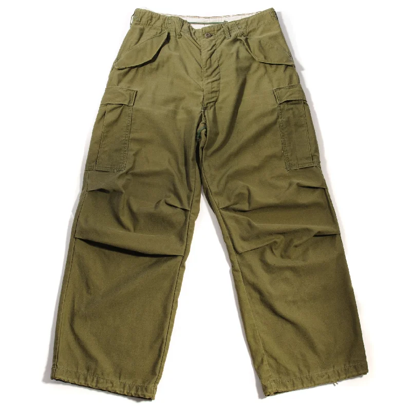 One-Day Only US ARMY FIELD TROUSERS PANTS M-1965 M65 1972 VIETNAM WAR SIZE 34X28