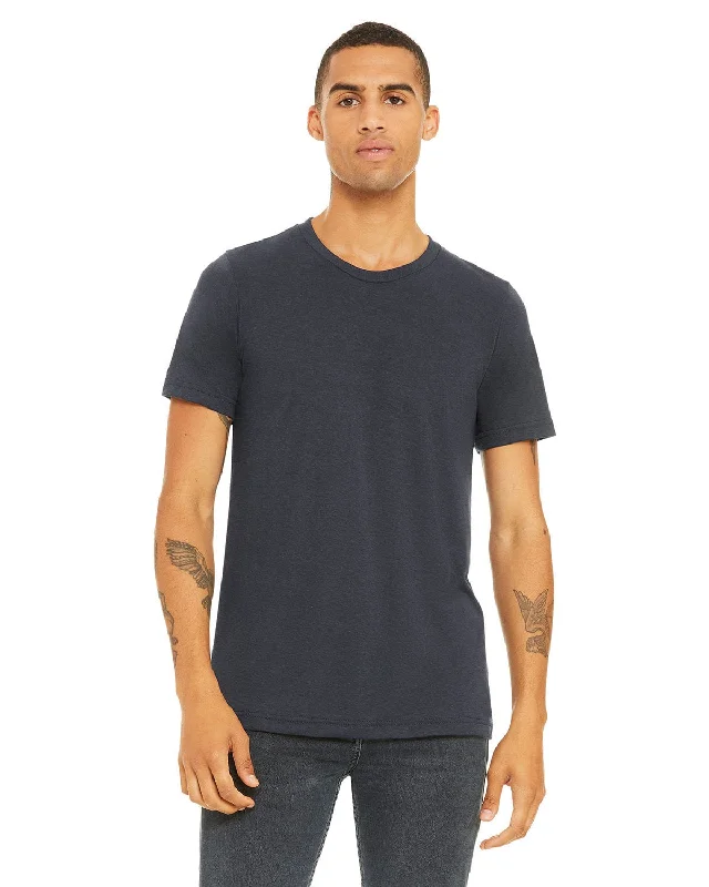 Extra Discount Bella+Canvas Unisex Heather CVC T-Shirt | Heather Mid Navy