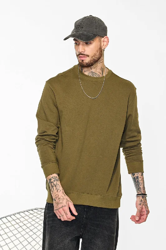 Weekend Discounts to Indulge In Core Lab Olive Solid Sweater