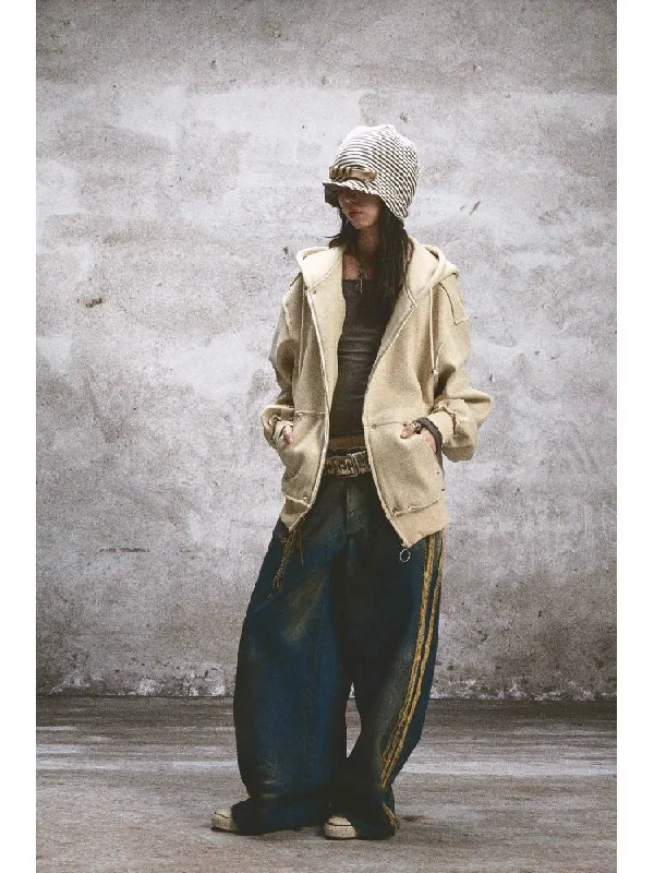 Online Only Washed and Aged Jeans【s0000004693】