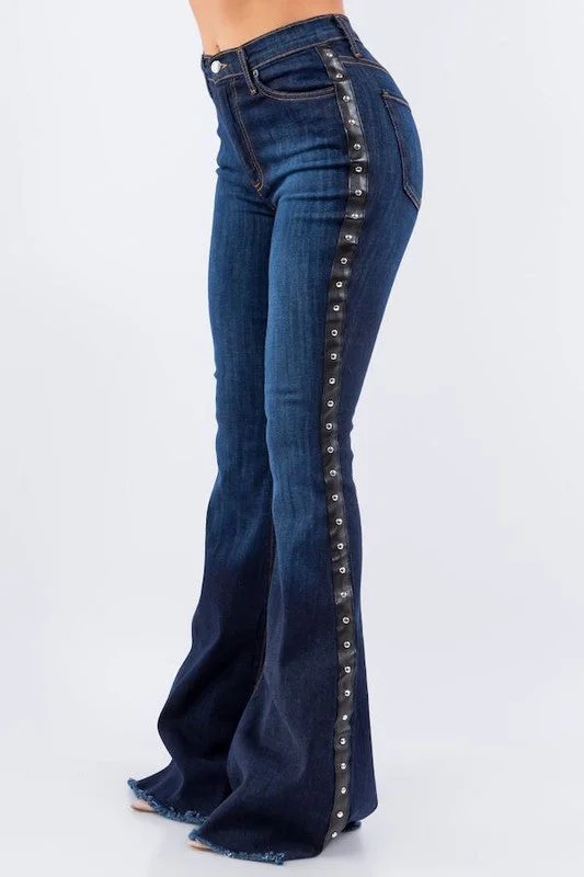 Special Price Ropin Bell Bottom Jean in Dark Wash
