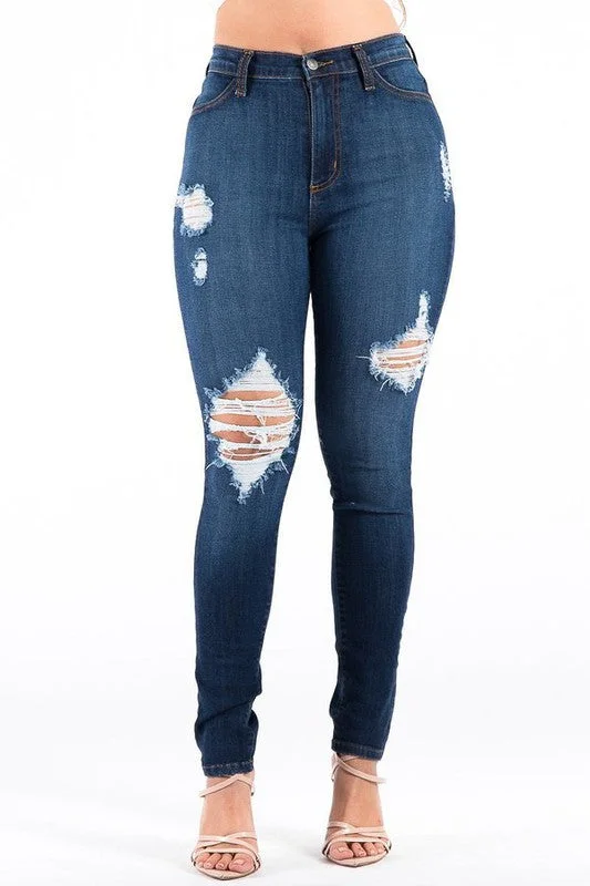 Don't Miss Out Kylie Skinny Jean In Dark Wash