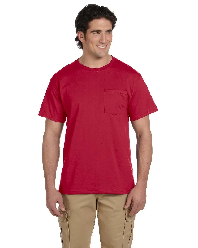 Limited Time Jerzees 50/50 Pocket T-Shirt | True Red