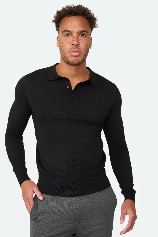 Weekend Offers That Shine Long sleeve polo Ralf Black