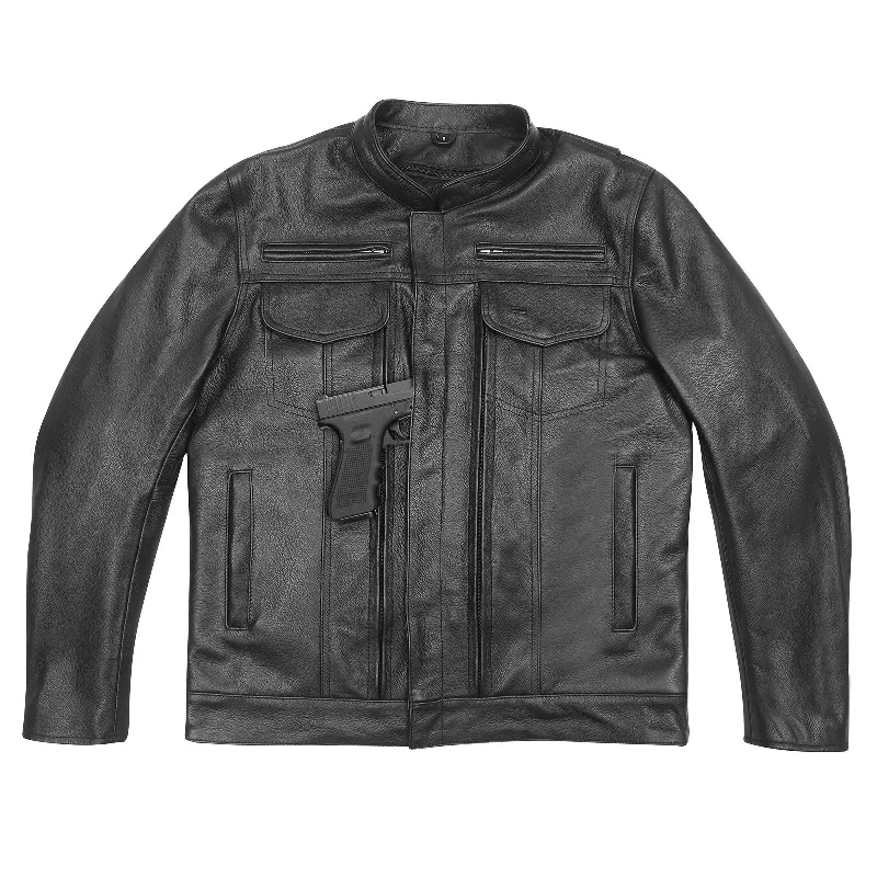Weekend Offers That Delight VL510 Vance Leathers' Men's Top Performer Motorcycle Leather Jacket with Double Conceal Carry Pockets Weekend Offers That Delight VL510 Vance Leathers' Men's Top Performer Motorcycle Leather Jacket with Double Conceal Carry Pockets