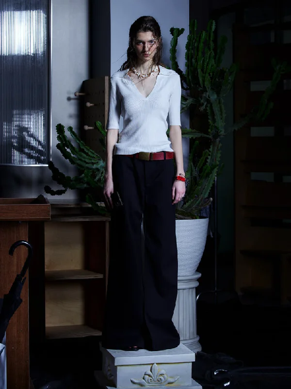 Discount Deals Loose wide leg casual pants【s0000007430】