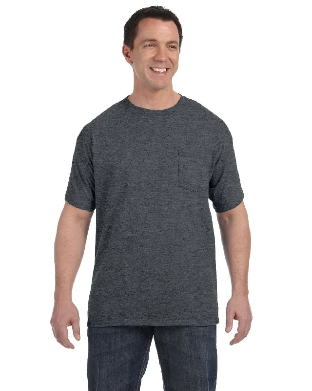 Weekend Offers That Tempt Hanes Authentic-T Pocket T-Shirt | Charcoal Heather