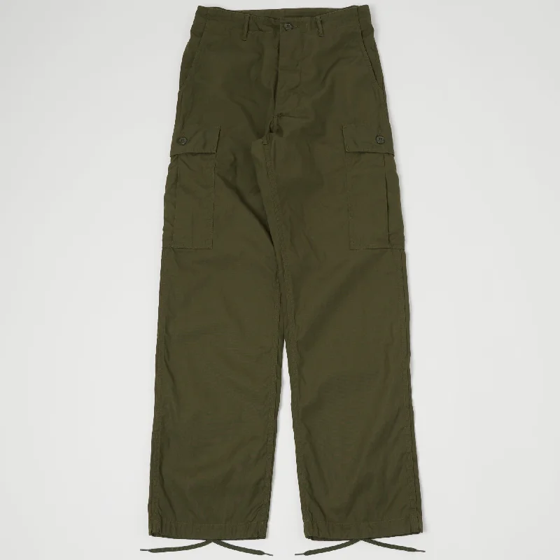 Year-End Clearance Buzz Rickson's Wind Resistant Poplin Trouser - Olive