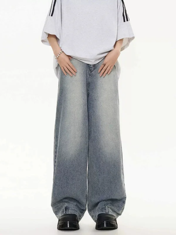 Weekend Deals That Wow Faded Thigh Flipped Jeans