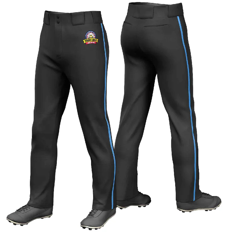 Now Available Custom Black Powder Blue Classic Fit Stretch Practice Loose-fit Baseball Pants Now Available Custom Black Powder Blue Classic Fit Stretch Practice Loose-fit Baseball Pants