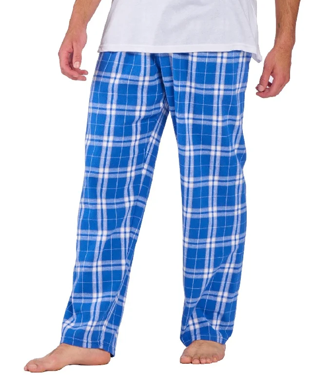 Royal/ White Plaid