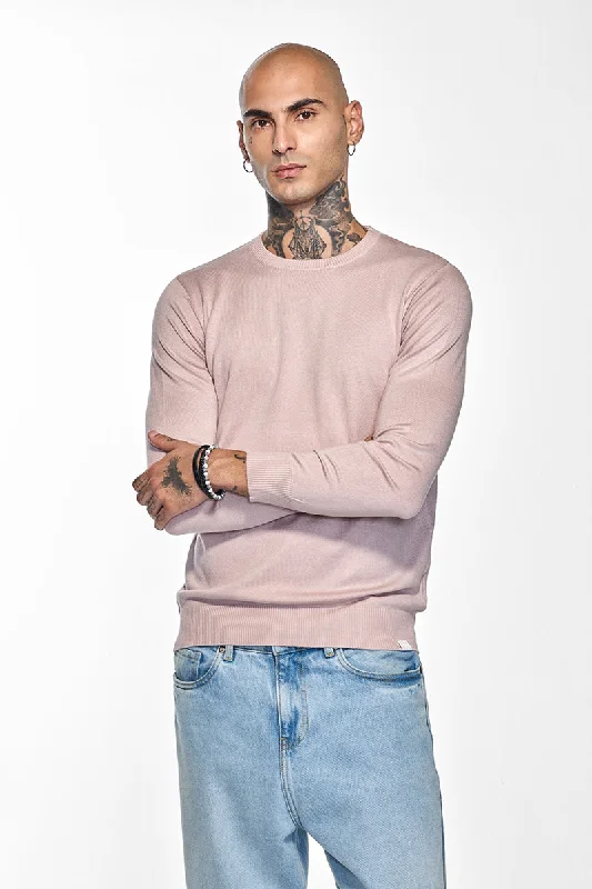 Weekend Specials to Relish Core Lab Light Pink Solid Sweater