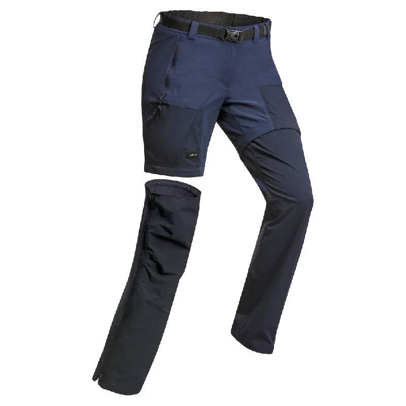 The Best Deal Women's Mountain Trekking 2-in-1 Zip-Off Trousers MT500