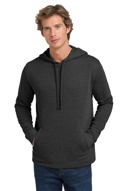 Stock Clearance Next Level Mens PCH Fleece Hooded Sweatshirt Hoodie w/ Pockets - Heather Black