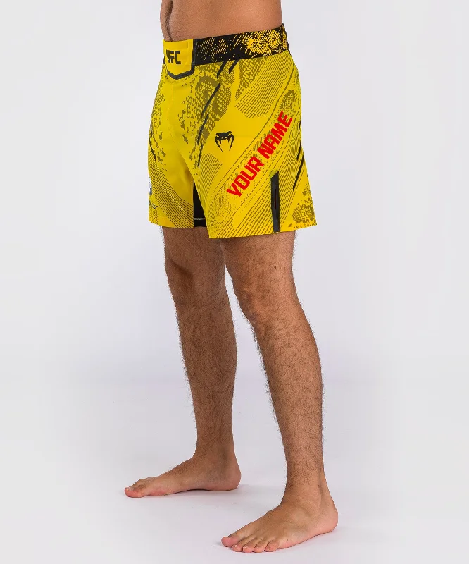 Weekend Offers That Shine UFC Adrenaline by Venum Personalized Authentic Fight Night Men's Fight Short - Short Fit - Yellow Weekend Offers That Shine UFC Adrenaline by Venum Personalized Authentic Fight Night Men's Fight Short - Short Fit - Yellow